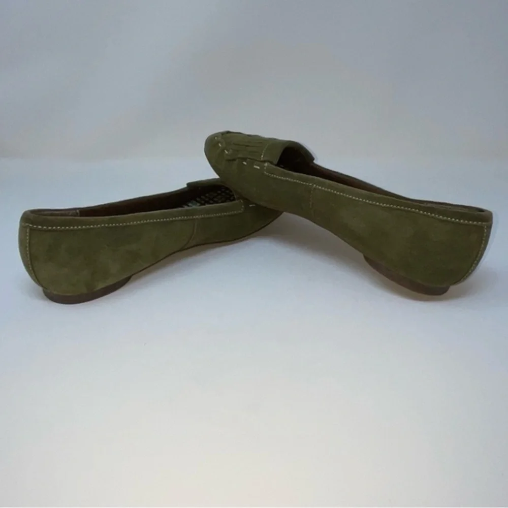 Lands End Green Slip-On Flats Size‎ 8